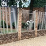 Brick Wall Designs With Palisade Fencing