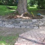 Build Circular Retaining Wall Around Tree