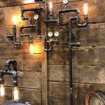 Industrial Steampunk Pipe Wall Lights