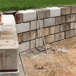 Large Interlocking Concrete Blocks For Retaining Walls