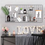 Metal Grid Wall Decor