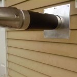 Pellet Stove Wall Thimble Installation