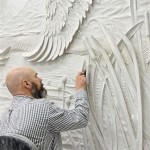 Plaster Wall Art Sculptures