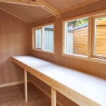 Plywood Interior Shed Walls