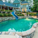 Retaining Wall Ideas Around Pool