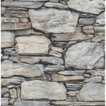 Slate Stacked Stone Wallpaper