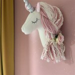 Unicorn Head Wall Mount H M